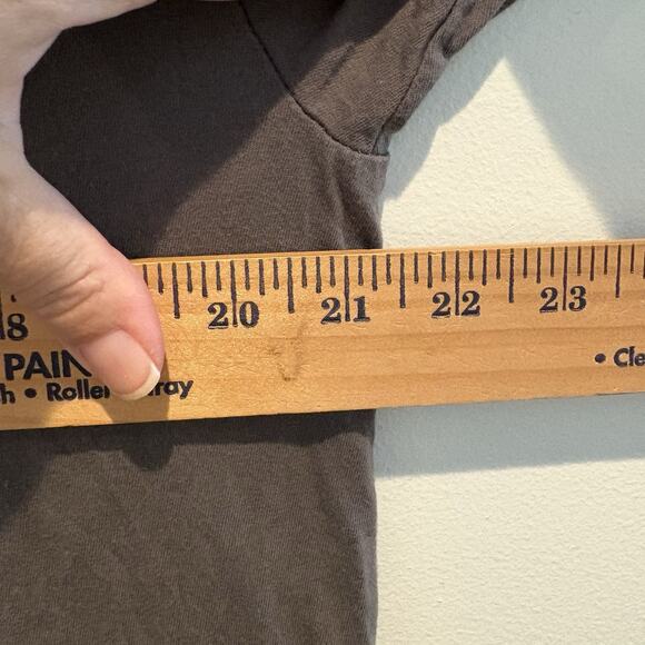 O’Neill‎ Shirt Men Sz Large Dark Gray Short Sleeve Graphic Tee Surf Beach Casual - Picture 8 of 9